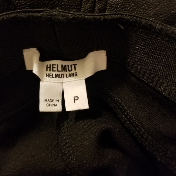 NWOT Helmut Lang Womens Black Stretch Leggings P - Picture 4 of 5